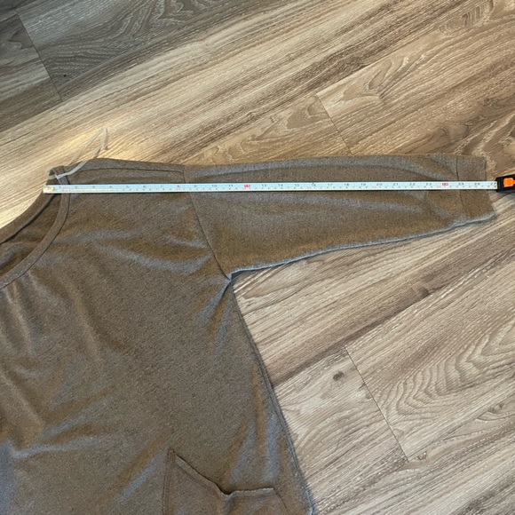 easel brown sweatshirt pullover with pockets - Picture 5 of 6